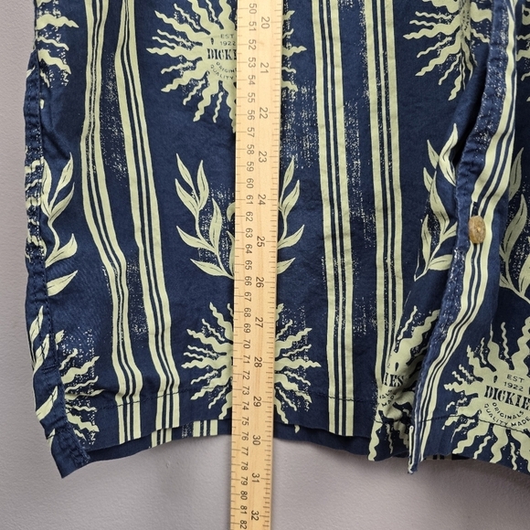 DICKIES Kelso Air Force Blue Short Sleeve Button-up Shirt Mens‎ Size XL Preppy - Picture 11 of 16